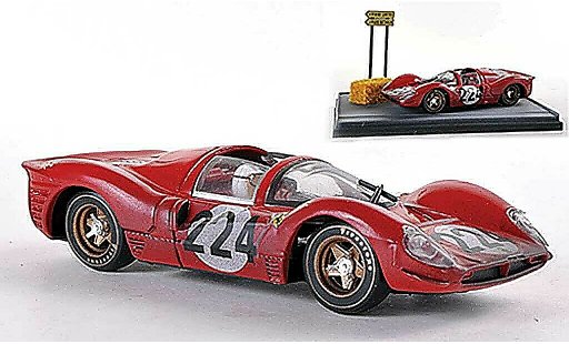 Ferrari 330 P4 1/43 Brumm No.224 Nino Vaccarella Targa Florio 1967 diecast model cars