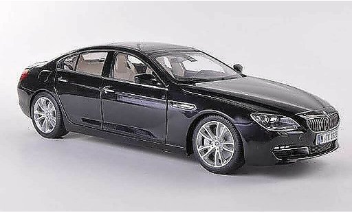 Bmw 650 F06 1/18 Paragon i Gran Coupe black 2012 diecast model cars