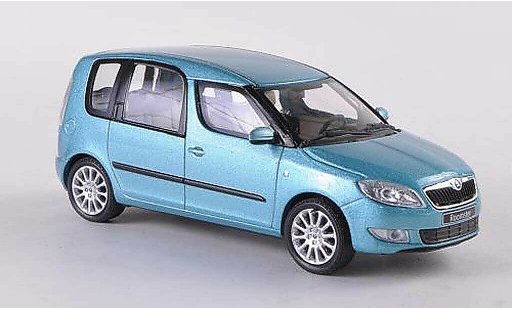Skoda Roomster Facelift 1/43 Abrex blue 2010 diecast model cars