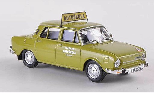 Skoda 110 Autoskola 1/43 Abrex L Svazarm Liberec gun diecast model cars