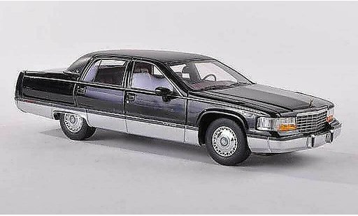 Cadillac Fleetwood Brougham 1/43 American Excellence black/lumineuses-black limitee edition 300 piece 1994 diecast model cars