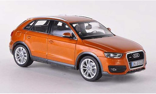 Audi Q3 suv 1/43 Schuco orange 2011 diecast model cars