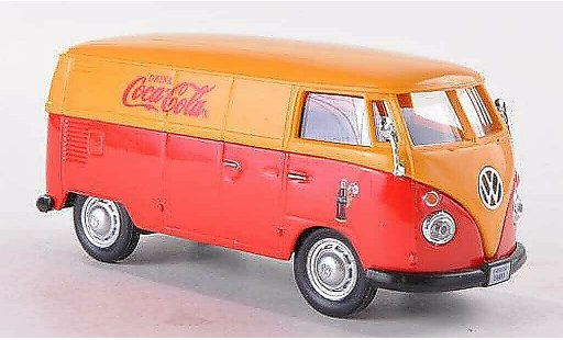 Volkswagen T1 B 1/43 Motor City Classics van Coca-Cola red/yellow 1962 diecast model cars