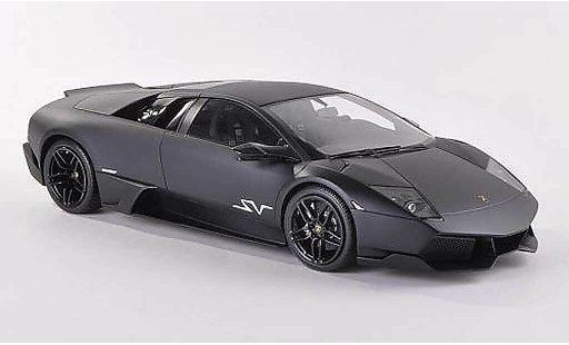 Lamborghini Murcielago LP670 1/18 MR Collection 4 SV Fixed Wing mattblack diecast model cars