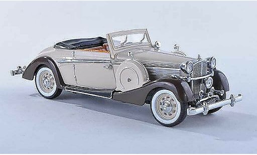 Maybach SW SW38 1/43 Signature 38 cabriolet beige/brun 2-portes 1937 diecast model cars