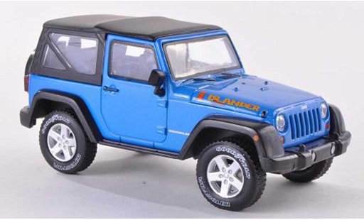 Jeep Wrangler Islander Edition 1/43 Greenlight blue 2012 diecast model cars
