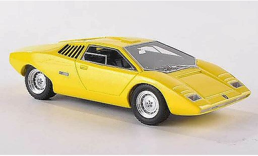 Lamborghini Countach LP 500 1/43 Look Smart Prototipo yellow 1971 diecast model cars