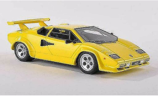 Lamborghini Countach LP 500 1/43 Look Smart yellow 1982 diecast model cars