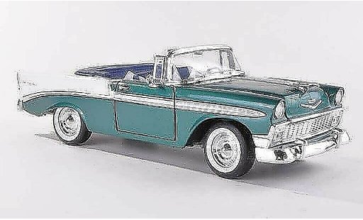 Chevrolet Bel Air Coupe 1/18 Yat Ming 1956 green/white diecast model cars