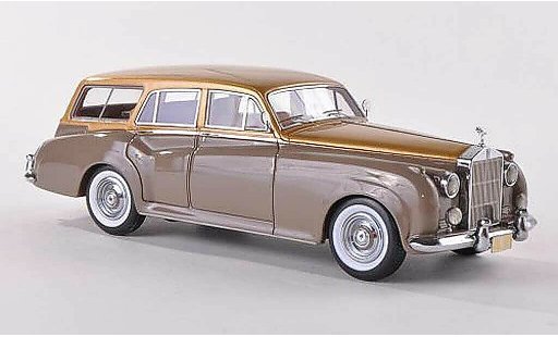 Rolls Royce Silver Cloud Base 1/43 Matrix Harold Radford SC biens dore/-brun LHD 1959 diecast model cars