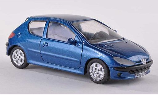 Peugeot 206 Base 1/43 Paradcar blue 3-portes diecast model cars