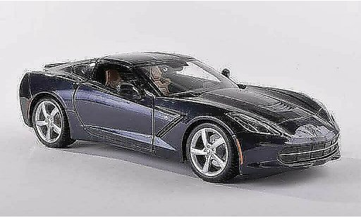 Chevrolet Corvette Stingray 1/43 Maisto C7 (C7) black-blue diecast model cars