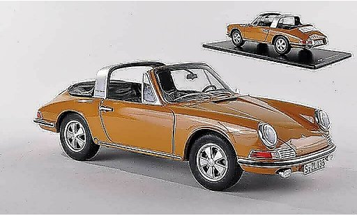 Porsche 911 1967 1/43 GT Spirit S Targa black-yellow diecast model cars