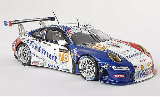 Porsche 911 GT3 RSR 1/43 Spark 2013 No.76 Imsa Performance Matmut 24h Le Mans C.Bourret/R.Narac/J.K.Vernay diecast model cars