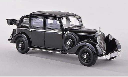 Mercedes 260 D 1/43 Esval Models Pullmann Landaulet black ouvert 1936 diecast model cars