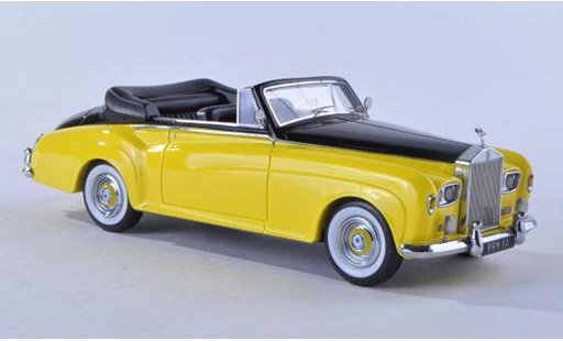 Rolls Royce Silver Cloud DHC 1/43 Matrix III Mulliner yellow/black RHD diecast model cars