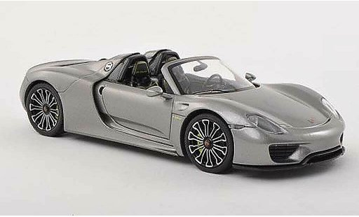 Porsche 918 2013 1/43 Minichamps Spyder grey exposition internationale d' automobile diecast model cars