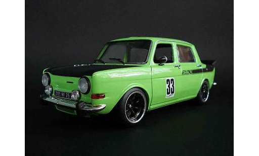 Simca 1000 Rallye 2 1/18 Norev 2 green diecast model cars