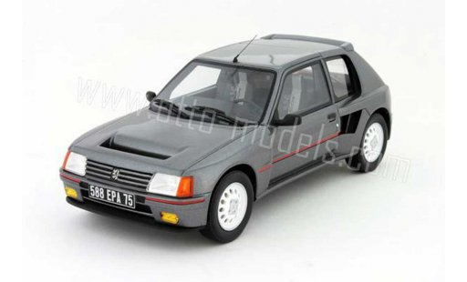 Peugeot 205 Turbo 16 1/18 Ottomobile t16 serie 200 grey 1984 diecast model cars