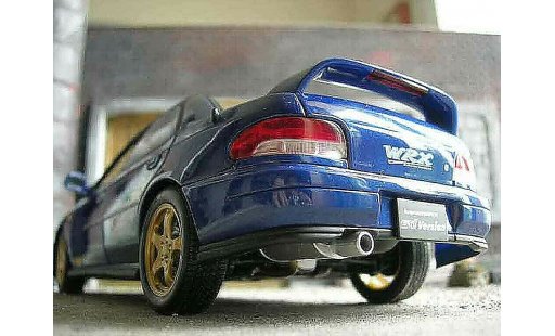 Subaru Impreza STI 1/18 Autoart GT Turbo wrx blue diecast model cars