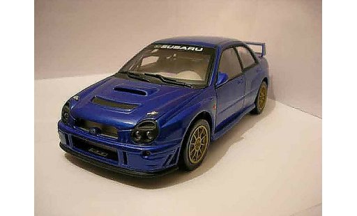 Subaru Impreza WRX 1/18 Solido STI blue diecast model cars