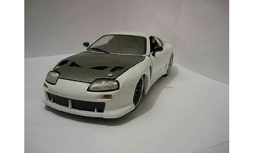 Toyota Supra Base 1/18 Racing Champion white tuning diecast model cars