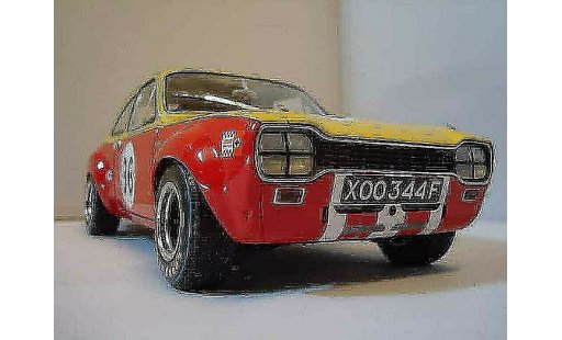 Ford RS 1600 Rally 1/18 Minichamps twincam competition #36 diecast model cars