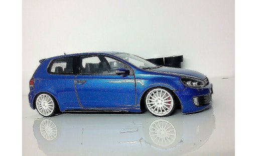 Volkswagen Golf GTI 1/18 Norev blue jantes OZ racing diecast model cars