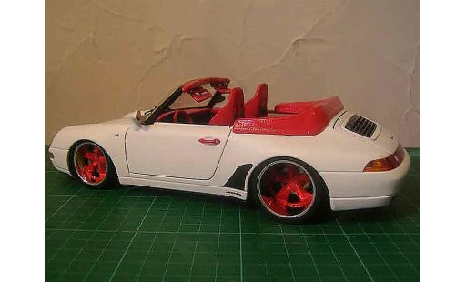 Porsche 911 Cabriolet 1/18 Burago Convertible Carrera tuning diecast model cars