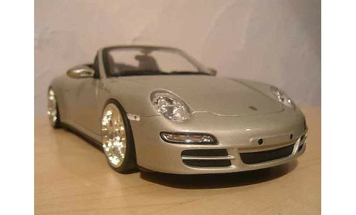 Porsche 911 Cabriolet 1/18 Norev Convertible S grey jantes bbs diecast model cars