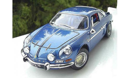 Alpine A110 rallye 1/18 Burago blue jantes bbs diecast model cars