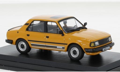 Skoda 120 1/43 Abrex L orange 1984 diecast model cars
