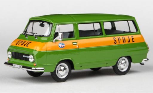 Diecast model cars Skoda 1203 1/43 Abrex Mikrobus green Spoje 1974 Skoda 1203 1/43 Abrex Mikrobus green Spoje 1974 diecast model cars