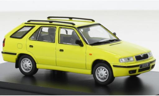 Diecast model cars Skoda Felicia 1/43 Abrex FL combi yellow clair 1998 Skoda Felicia 1/43 Abrex FL combi yellow clair 1998 diecast model cars