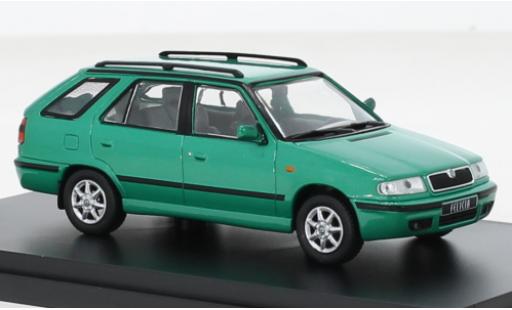 Diecast model cars Skoda Felicia 1/43 Abrex FL Combi metallise green 1998 Skoda Felicia 1/43 Abrex FL Combi metallise green 1998 diecast model cars