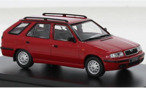 Diecast model cars Skoda Felicia 1/43 Abrex FL combi red 1998 Skoda Felicia 1/43 Abrex FL combi red 1998 diecast model cars