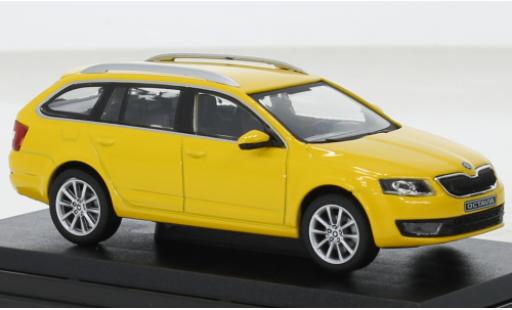 Diecast model cars Skoda Octavia 1/43 Abrex III combi yellow 2013 Skoda Octavia 1/43 Abrex III combi yellow 2013 diecast model cars