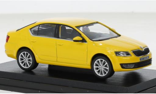 Diecast model cars Skoda Octavia 1/43 Abrex III yellow Taxi 2012 Skoda Octavia 1/43 Abrex III yellow Taxi 2012 diecast model cars