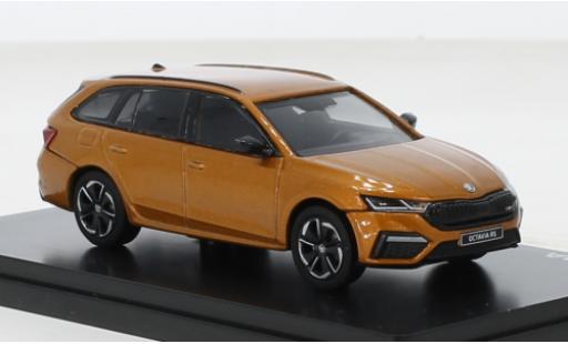 Diecast model cars Skoda Octavia 1/43 Abrex IV Combi RS metallise orange 2020 Skoda Octavia 1/43 Abrex IV Combi RS metallise orange 2020 diecast model cars
