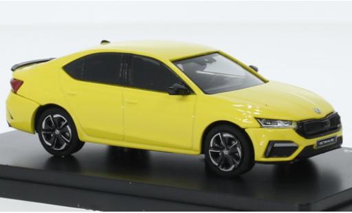 Diecast model cars Skoda Octavia 1/43 Abrex IV RS yellow 2020 Skoda Octavia 1/43 Abrex IV RS yellow 2020 diecast model cars