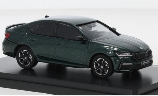 Diecast model cars Skoda Octavia 1/43 Abrex IV RS metallise green 2020 Skoda Octavia 1/43 Abrex IV RS metallise green 2020 diecast model cars