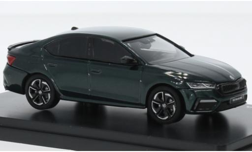 Diecast model cars Skoda Octavia 1/43 Abrex IV RS metallise green foncé 2020 Skoda Octavia 1/43 Abrex IV RS metallise green foncé 2020 diecast model cars