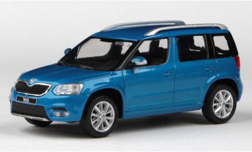 Diecast model cars Skoda Yeti 1/43 Abrex FL metallic blue 2013 Skoda Yeti 1/43 Abrex FL metallic blue 2013 diecast model cars