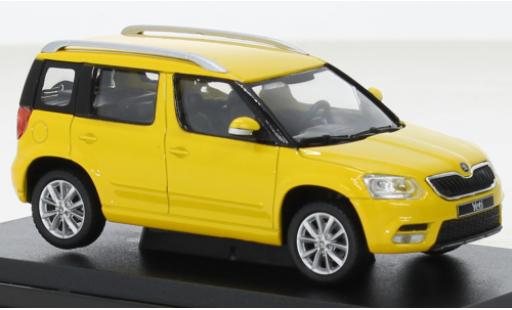 Skoda Yeti 1/43 Abrex yellow 2013 diecast model cars