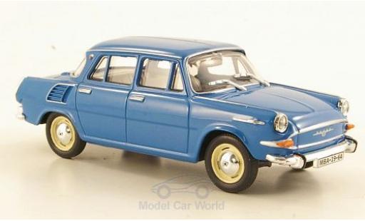 Skoda 1000 1/43 Abrex MB blue 1964 diecast model cars