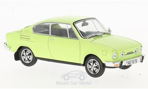 Skoda 110 1/43 Abrex R green diecast model cars