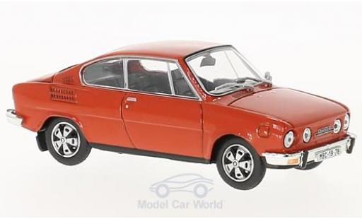 Skoda 110 1/43 Abrex R red 1980 diecast model cars
