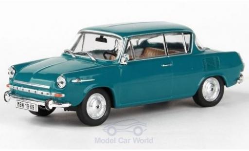 Diecast model cars Skoda 110 1/43 Abrex 0MBX türkis 1969 Skoda 110 1/43 Abrex 0MBX türkis 1969 diecast model cars