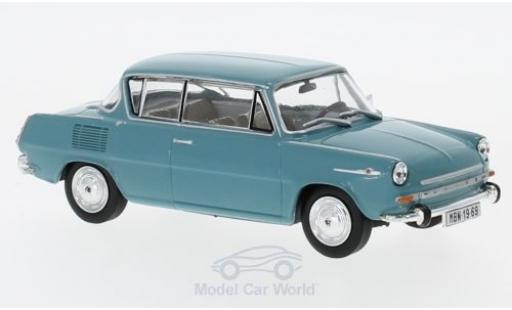 Diecast model cars Skoda 110 1/43 Abrex 0MBX türkis 1969 Skoda 110 1/43 Abrex 0MBX türkis 1969 diecast model cars
