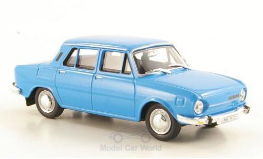 Skoda 110 1/43 Abrex L blue 1973 diecast model cars